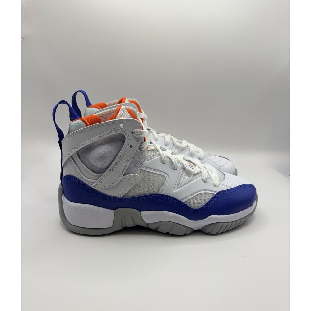 Jordan Jumpman Two Trey (GS) High-Top Sneakers White/Blue/Orange US 4.5Y/6W
